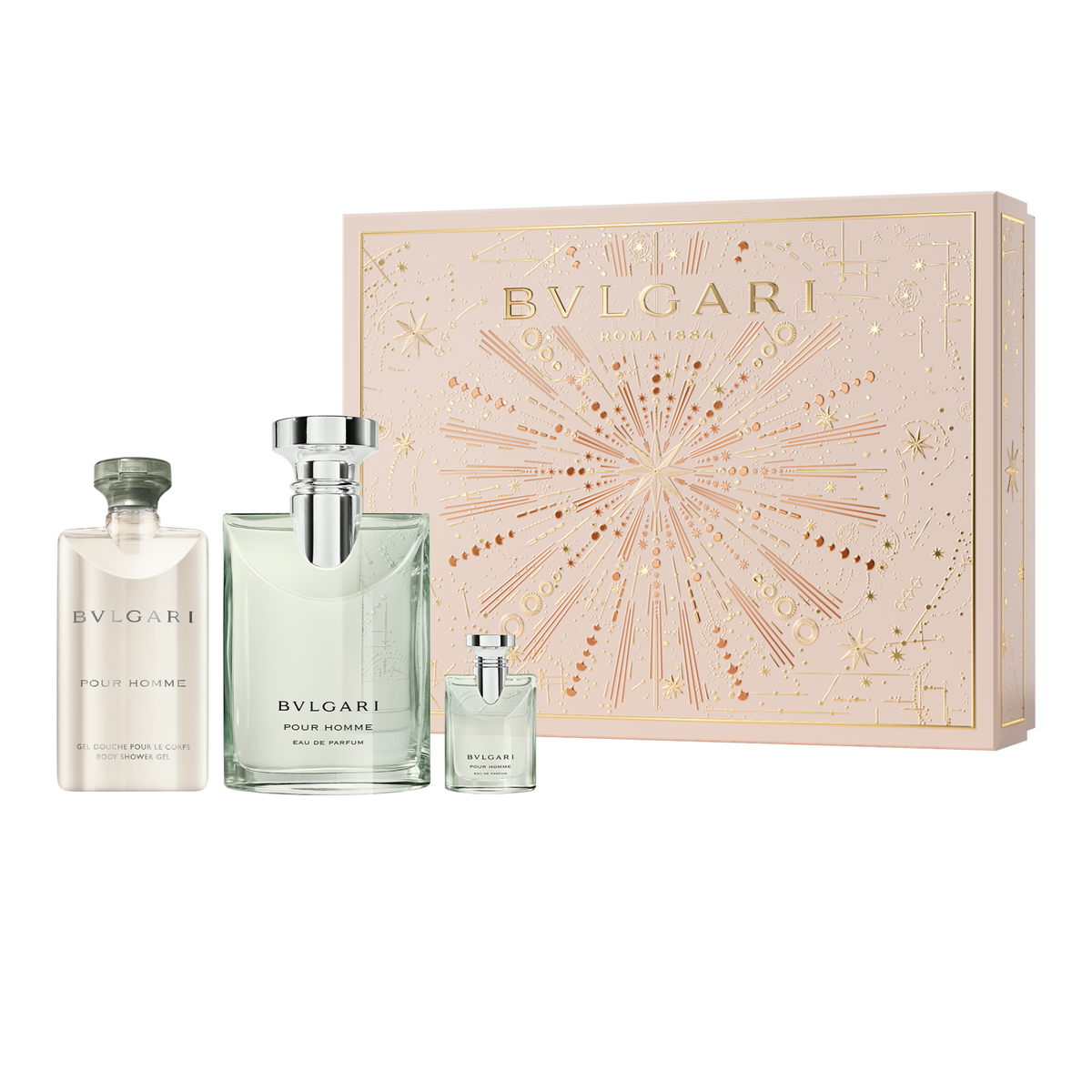 Bvlgari Bvlgari Pour Homme Gift Set (100 ml + 5 ml + 75 ml)