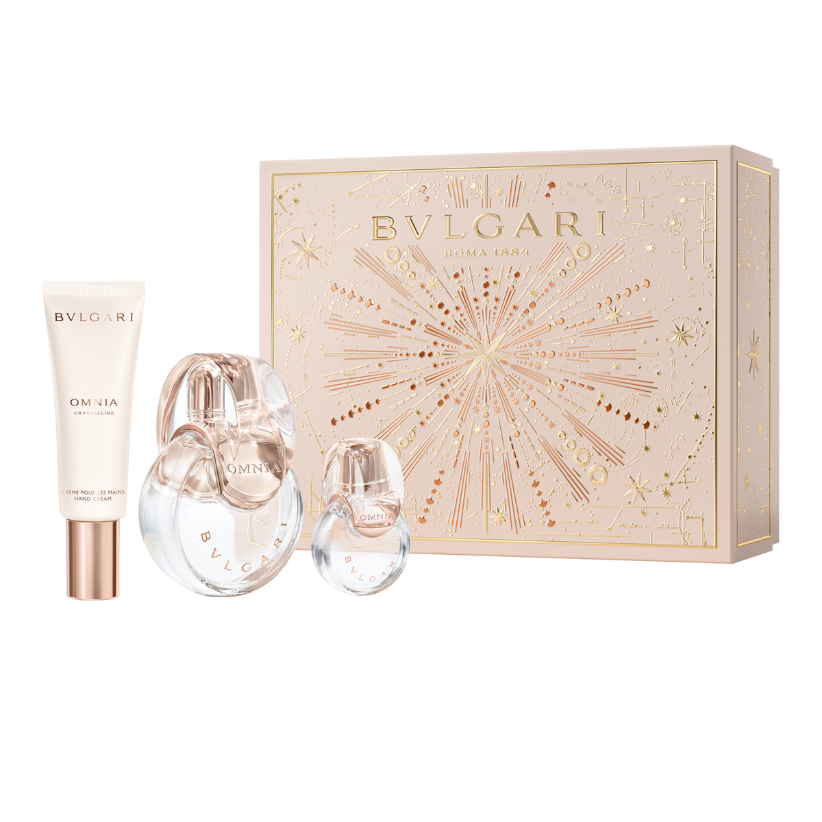 Bvlgari Omnia Crystalline Gift Set (100 ml + 15 ml + 40 ml)