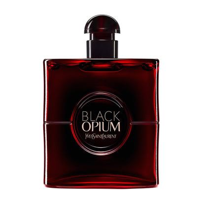 Yves Saint Laurent Black Opium Eau de Parfum Over Red