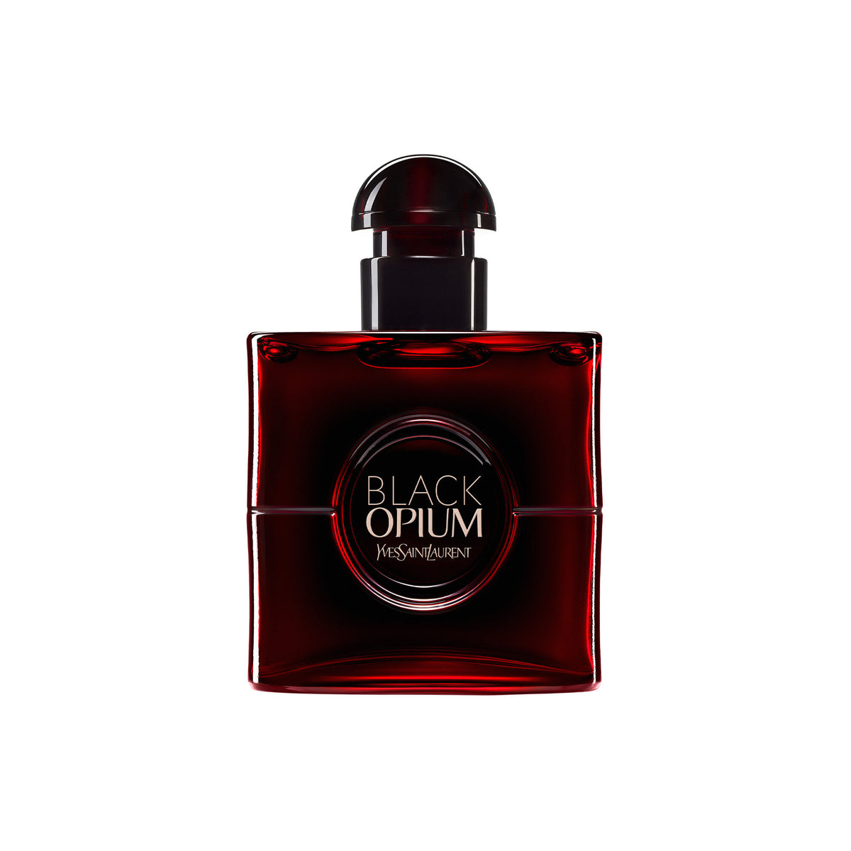 Yves Saint Laurent Black Opium Eau de Parfum Over Red