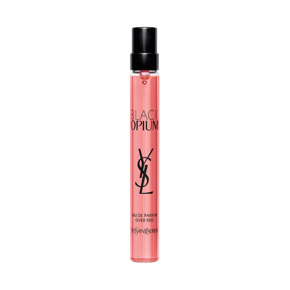 Yves Saint Laurent Black Opium Eau de Parfum Over Red