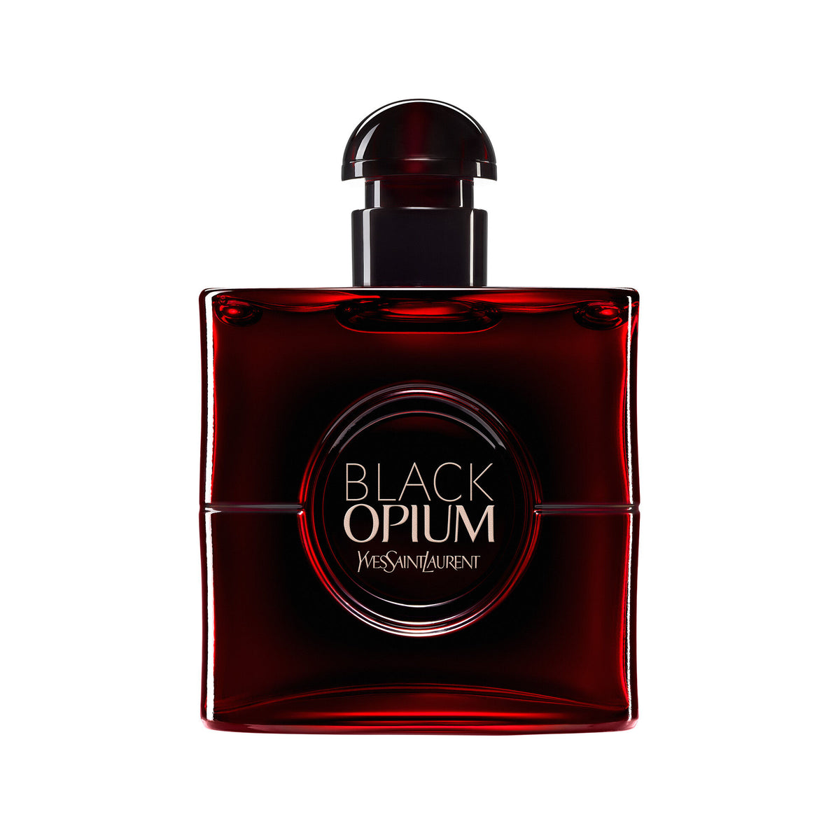 Yves Saint Laurent Black Opium Eau de Parfum Over Red