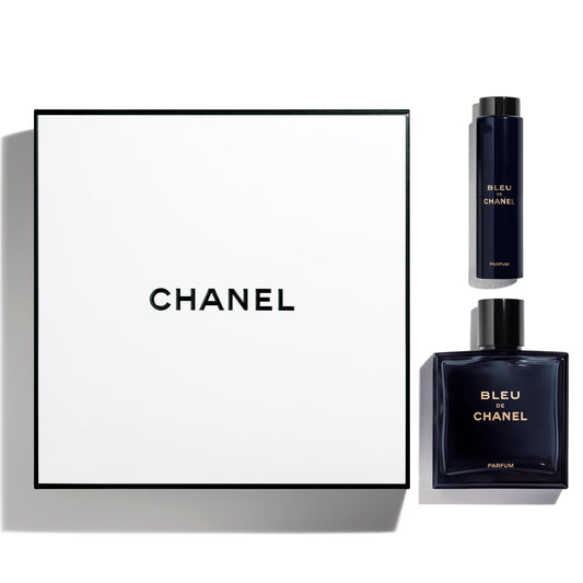 Chanel Bleu de CHANEL 3.4 Fl. Oz. Parfum Twist and Spray Set