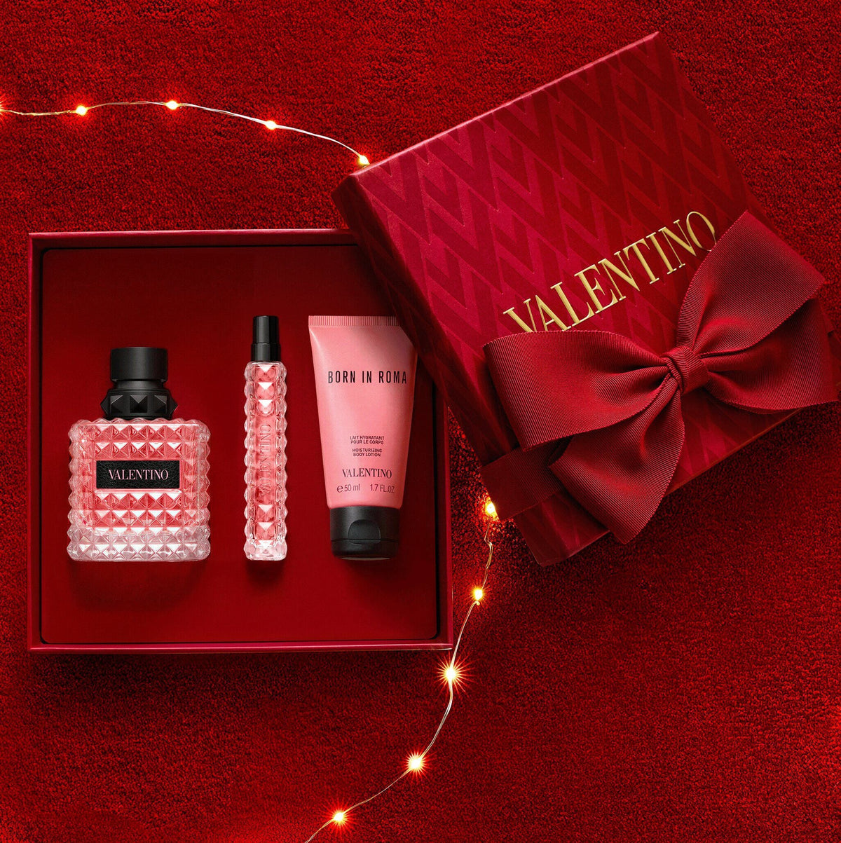 Valentino Born in Roma Donna Eau de Parfum Holiday Gift Set with Body Lotion