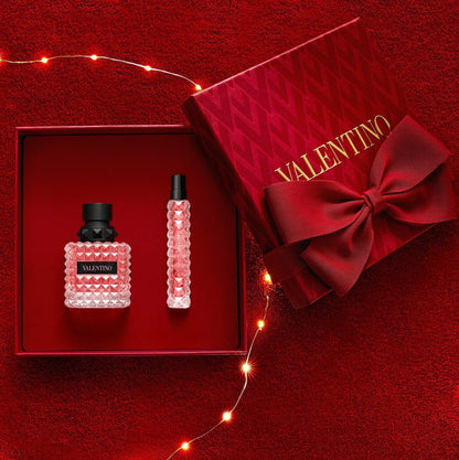 Valentino Born in Roma Donna Eau de Parfum Holiday Gift Set with Travel Spray