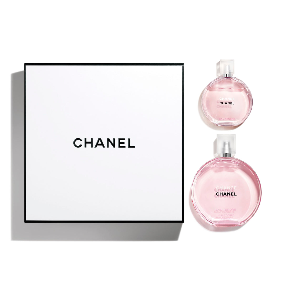 Chanel Chance Eau Tendre 1.7 Fl. Oz. Eau de Toilette Body Oil Set