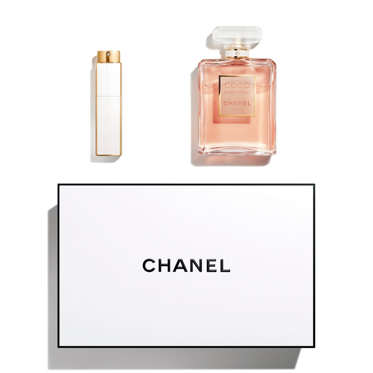 Chanel Coco Mademoiselle Set 3.4 Fl. Oz. Eau de Parfum Twist and Spray Set