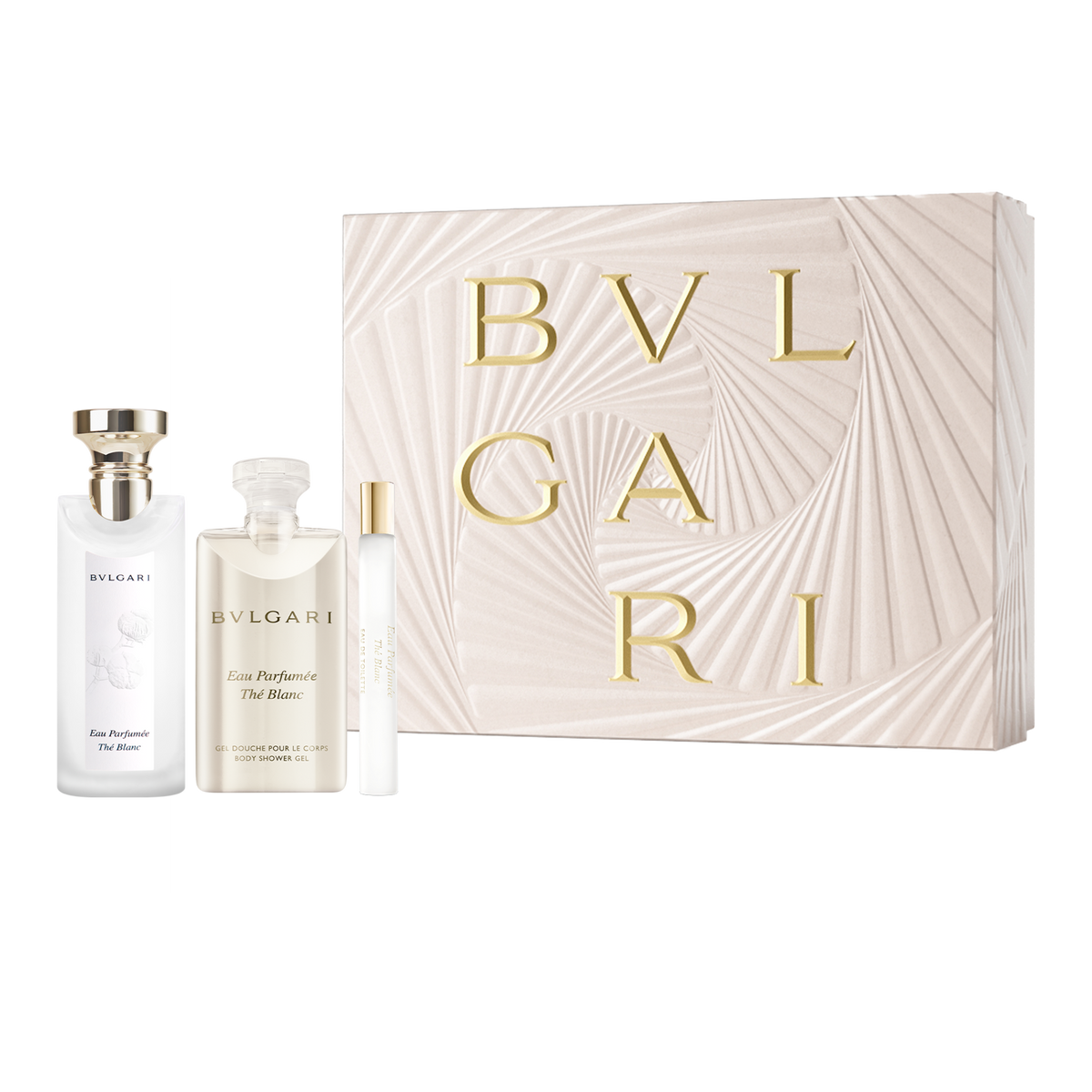 Bvlgari Eau Parfumée Thé Blanc Gift Set (75 ml + 75 ml + 10 ml)