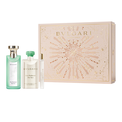 Bvlgari Eau Parfumée Thé Vert Gift Set (75 ml + 75 ml + 10 ml)