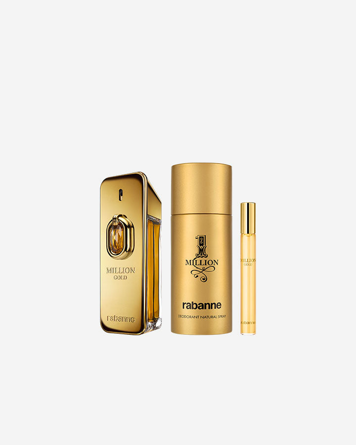 Rabanne Million Gold Elixir & Deodorant & Travel Spray Gift Set
