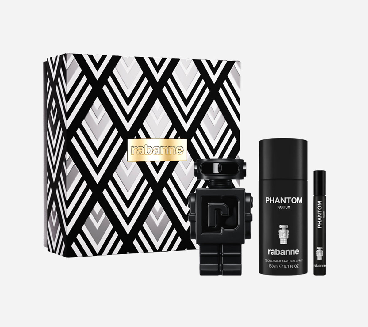 Rabanne Phantom Parfum & Deodorant & Travel Spray Gift Set