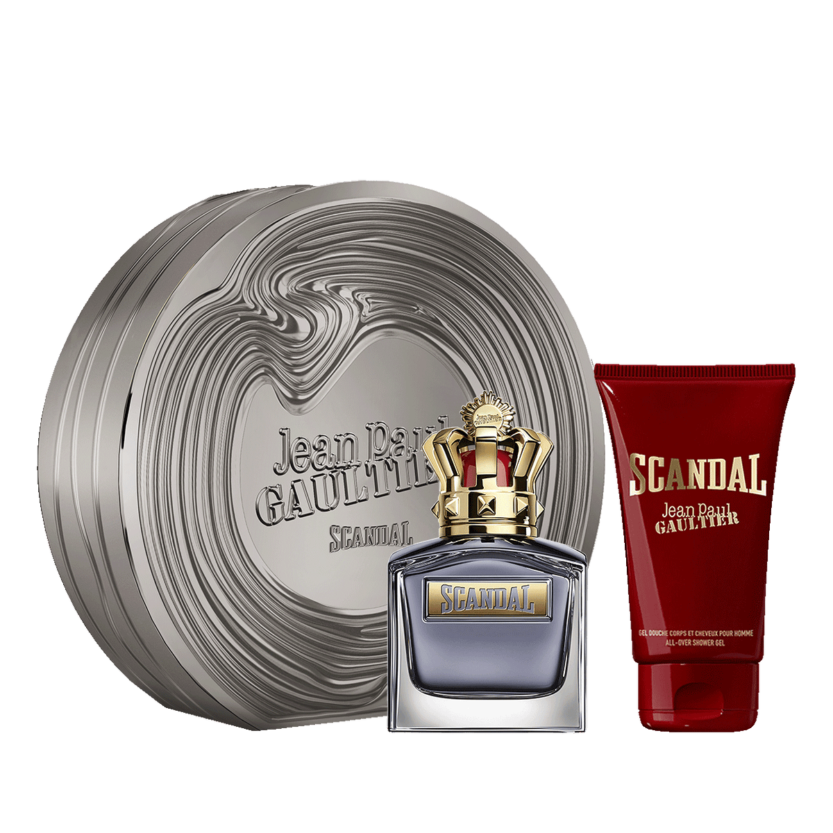 Jean Paul Gaultier Scandal Pour Homme 3.4 oz and Shower Gel 2.5 oz Gift Set