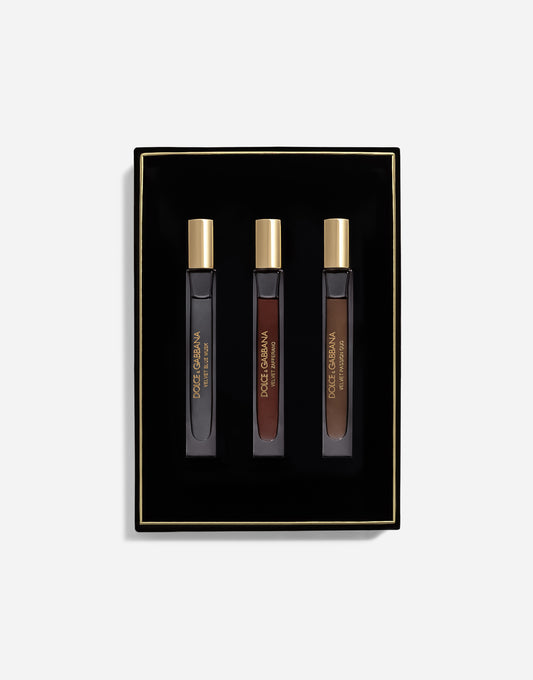 Dolce & Gabbana Velvet Collection Opulent Travel Set